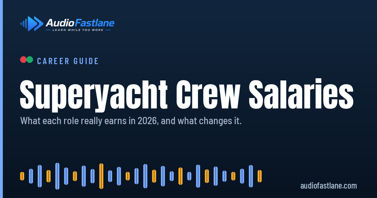 Superyacht crew salary guide 2026 by role