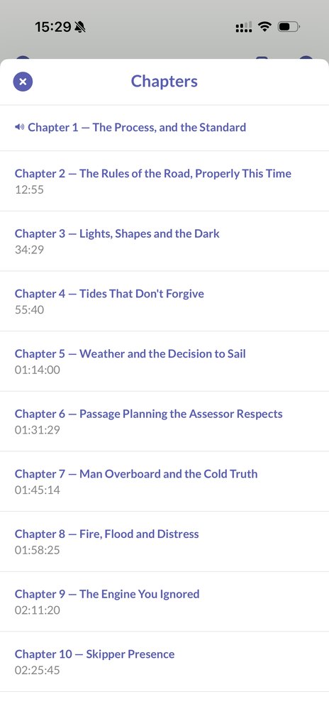 Chapters that mirror your exam