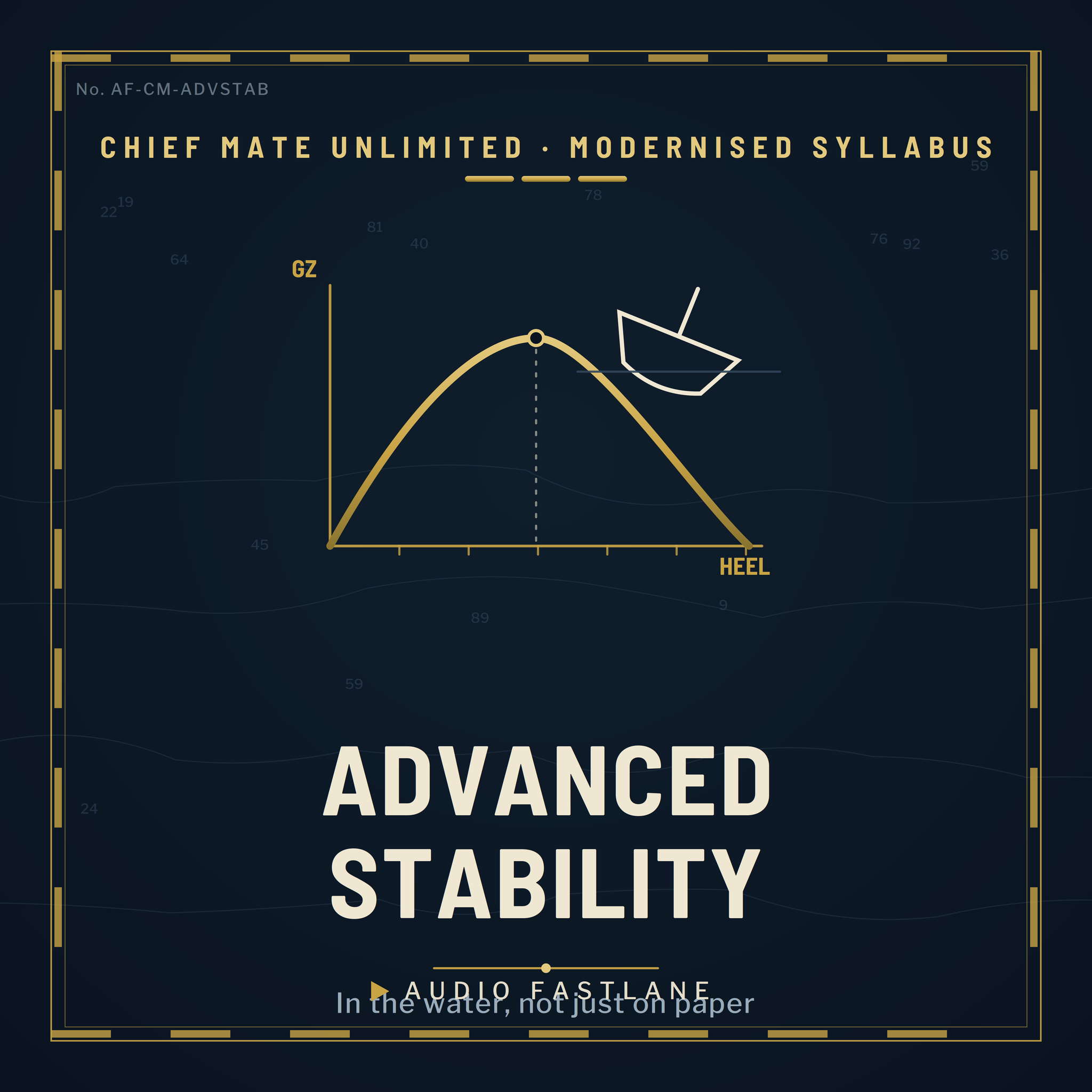 Advanced Stability — Chief Mate Unlimited, Modernised Syllabus — Audio Course