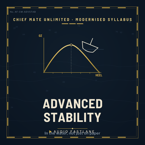 Advanced Stability — Chief Mate Unlimited, Modernised Syllabus — Audio Course