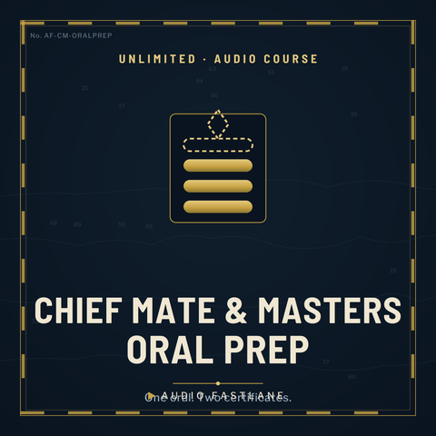 Chief Mate and Masters Oral Prep — Unlimited — Audio Course
